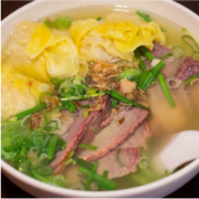 BBQ Pork Wonton Noodle Soup