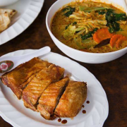 Crispy Chicken Laksa