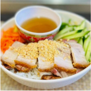 Crispy Pork Belly Noodle Salad