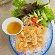 Grilled King Prawn Rice Paper Wrap