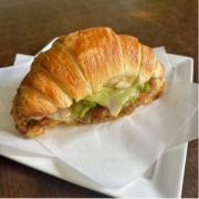 Grilled Marinated Chicken with Cheese &amp; Avocado Croissant