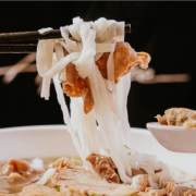 Sliced Rare Beef Noodle Soup