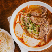 Spicy Beef and Pork Noodle Soup