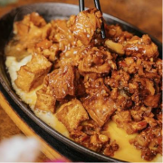 Spicy Tofu &amp; Pork Mince with Mushroom